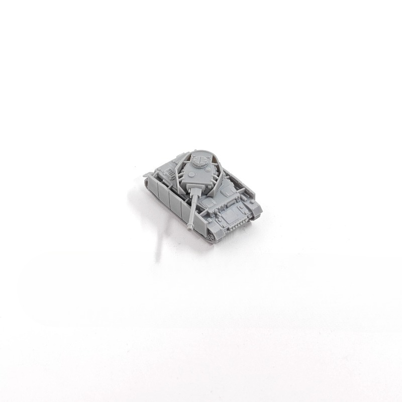 3D Printing Simulator - 3PCS 1/144 Simulation Panzer IV Model