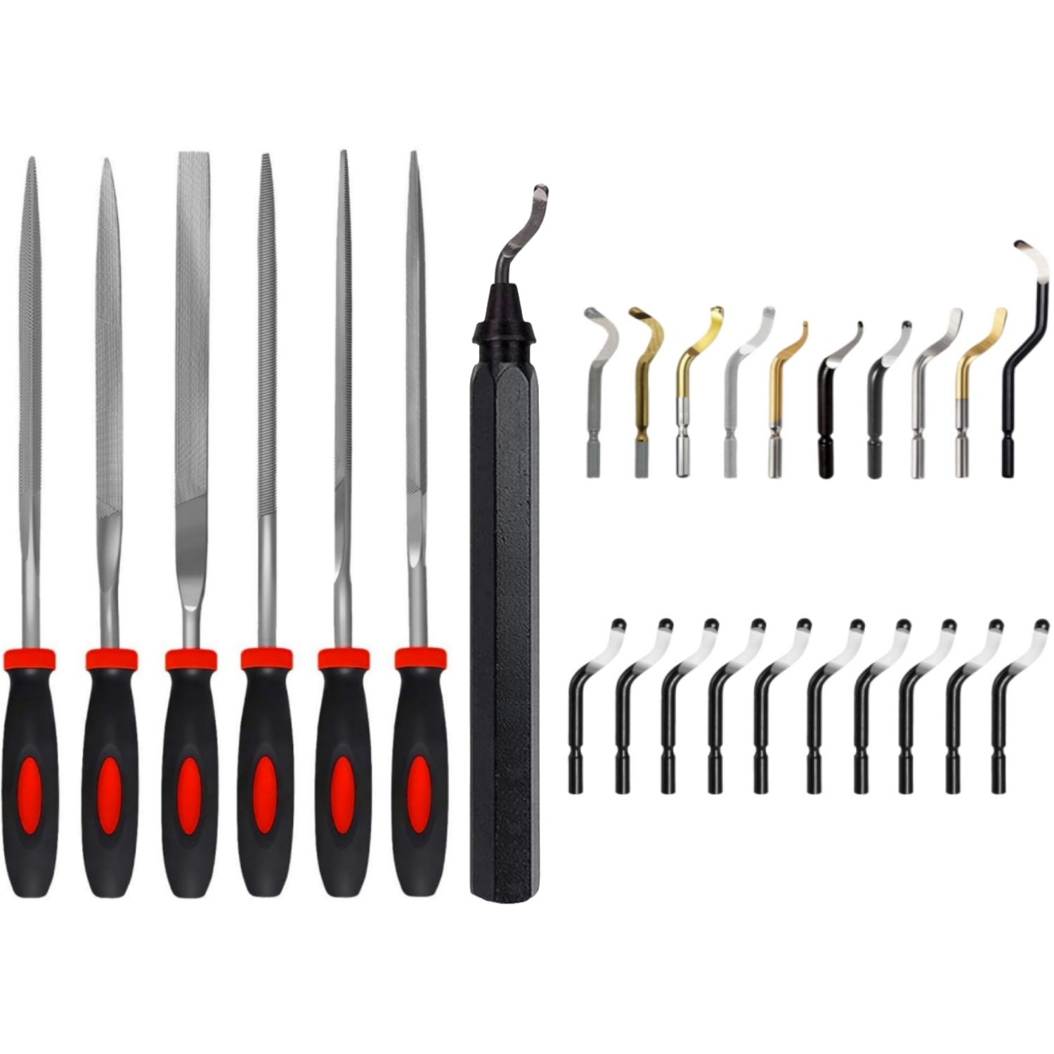 3D Printing File - 27PCS Deburring Tool Set with 20PCS