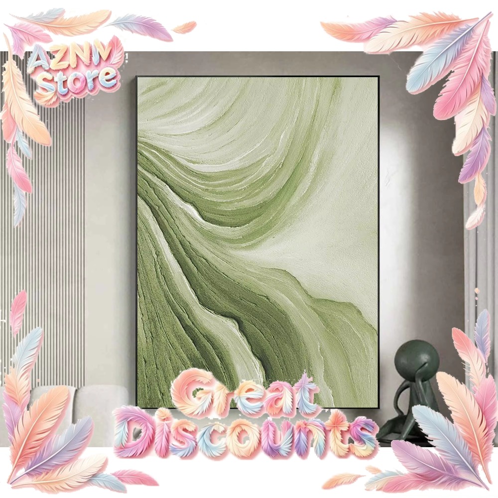 Gold Green Minimalist Abstract - огляд і ціна 3D Printing Wall