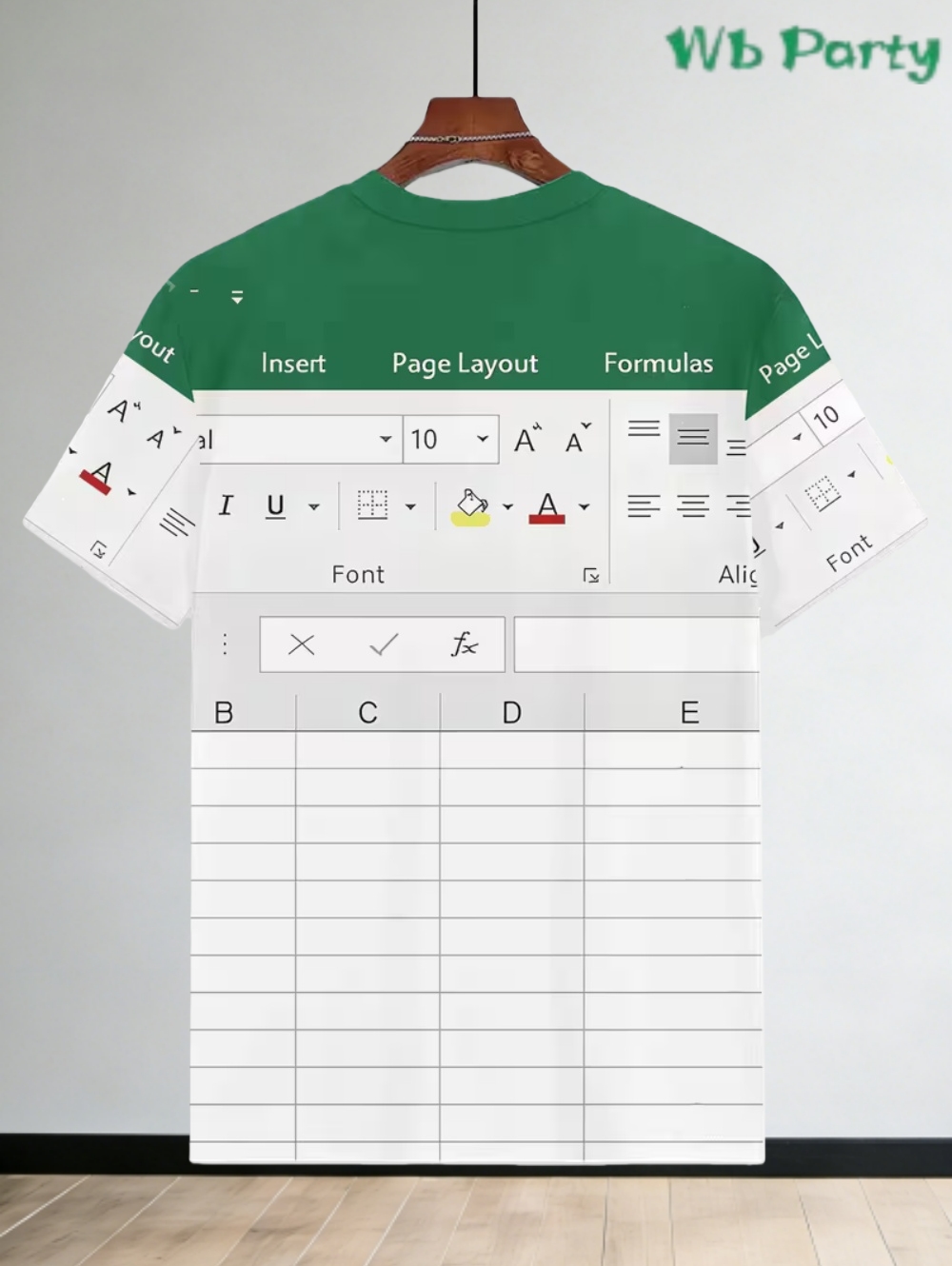 Casual Excel Tshirt for Men 3D - огляд і ціна 3D Printing Online Service
