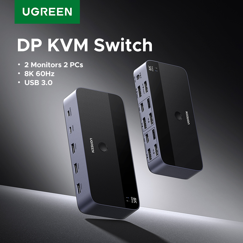 UGREEN DP KVM Switch 2 Monitor - огляд і ціна 3D Printing Deck Box