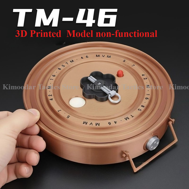 3D Printed TM46 Anti Tank Mine - огляд і ціна 3D Printing Designing