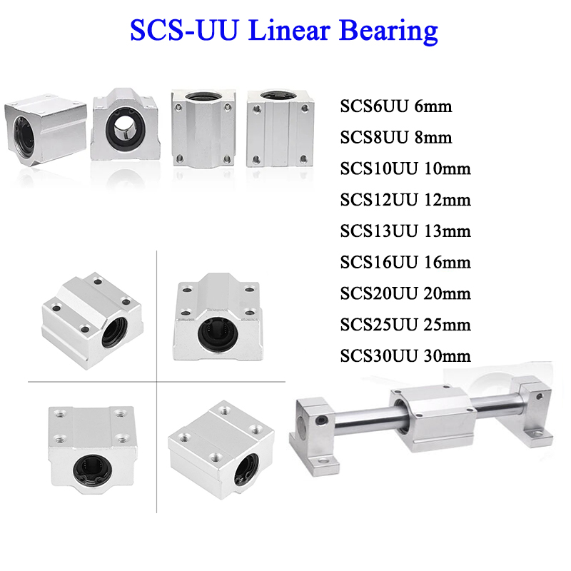1/4PCS Box Type SCS6UU SCS8UU  - огляд і ціна 3D Printing Deck Box