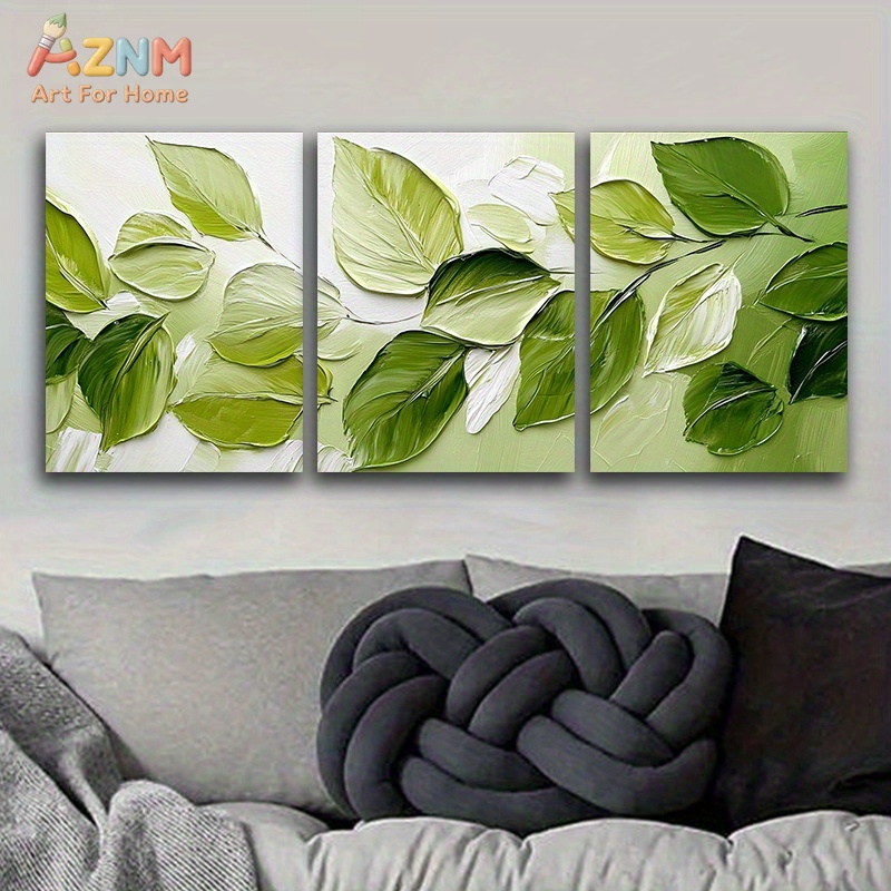 AZNM 3D Textured Green Leaf Im - огляд і ціна 3D Printing Wall