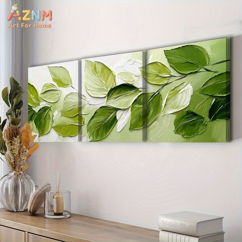 AZNM 3D Textured Green Leaf Im - огляд і ціна 3D Printing Wall