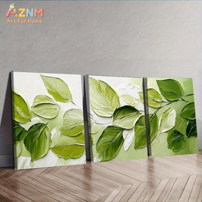 AZNM 3D Textured Green Leaf Im - огляд і ціна 3D Printing Wall